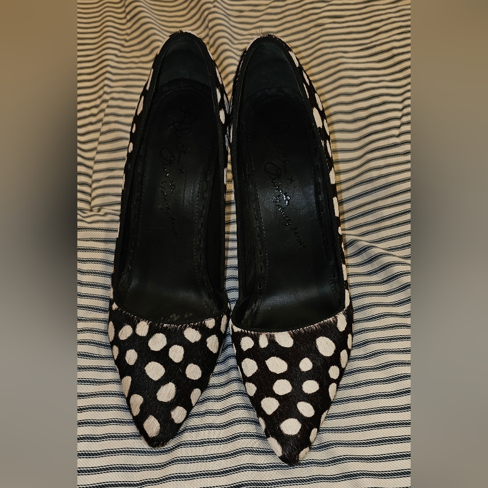 Alice + Olivia Polka Dot Pumps 38